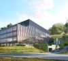 Merck_Vevey-CH-Biotech-Development-Center Das 15.700 Quadratmeter große Gebäude soll etwa 250 Mitarbeitern Platz bieten.