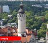 Luftbild von Leipzig