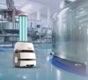 Roboter in Produktionshalle