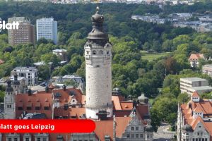 Luftbild von Leipzig