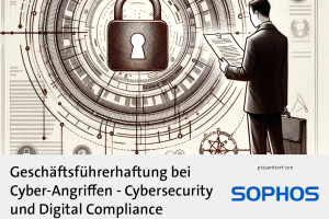 Whitepaper Sophos - Geschäftsführerhaftung bei Cyber-Angriffen. Das Lesen dieses Whitepapers ermöglicht Geschäftsführern und Entscheidungsträgern ein tieferes Verständnis der aktuellen regulatorischen und sicherheitstechnischen Herausforderungen. Es liefert auch wertvolle Informationen darüber, wie externe IT-Security Services wie Sophos MDR zur Risikominimierung und zur Sicherstellung der Compliance beitragen können.