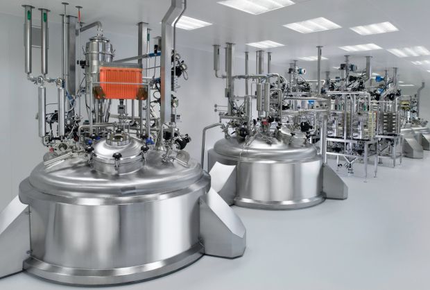 Blick in pharmazeutische Produktion